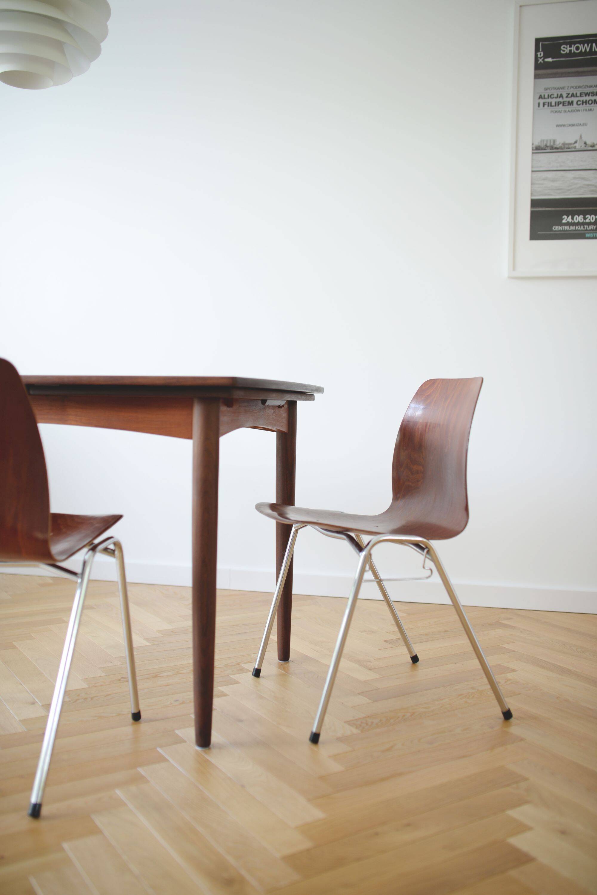 Set of Pagholz chairs, Germany 1970s