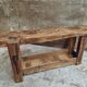Antique workbench bathroom furniture or side table