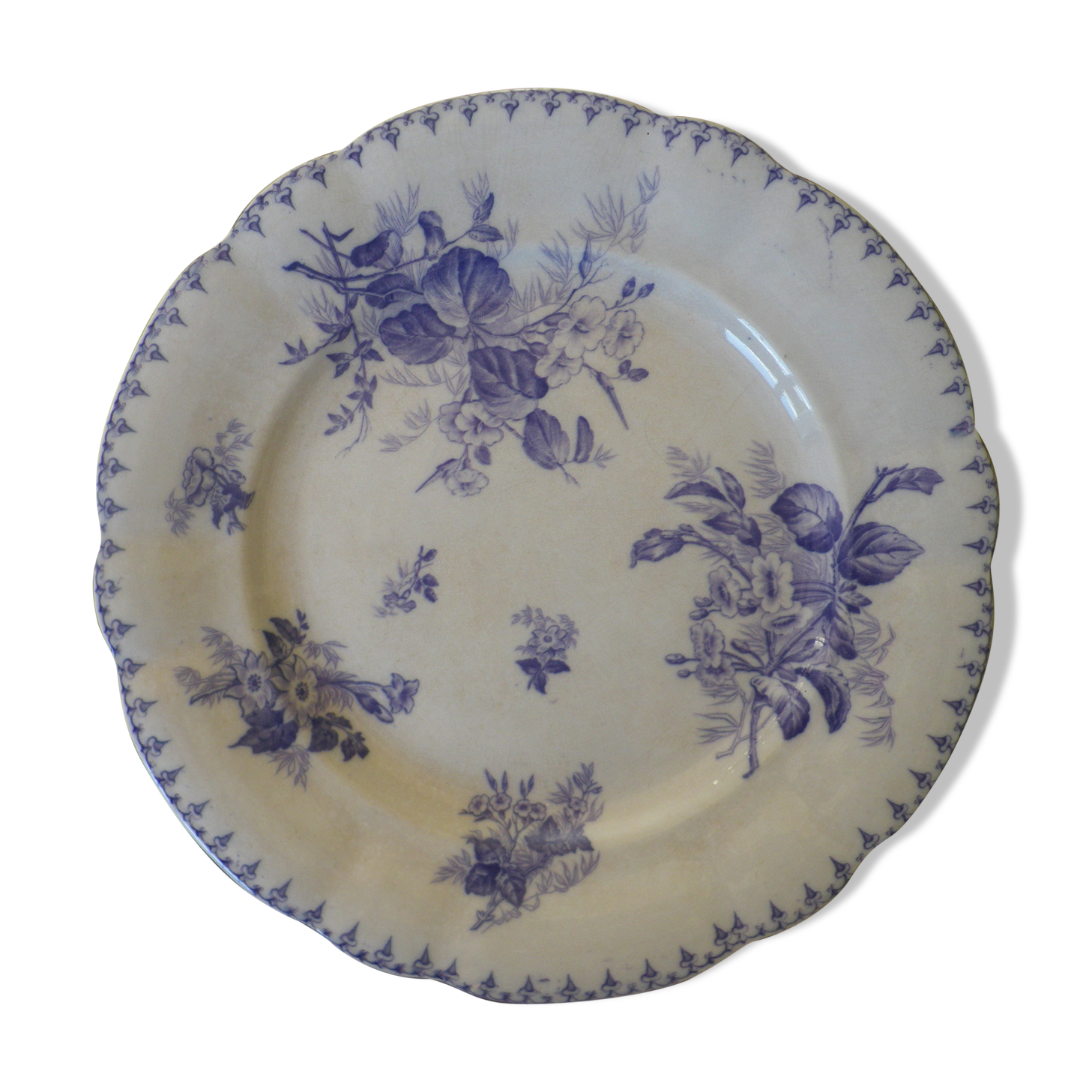 Sarreguemines earthenware dish