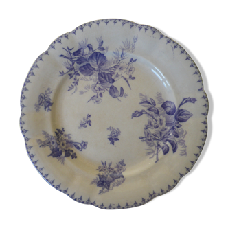 Sarreguemines earthenware dish