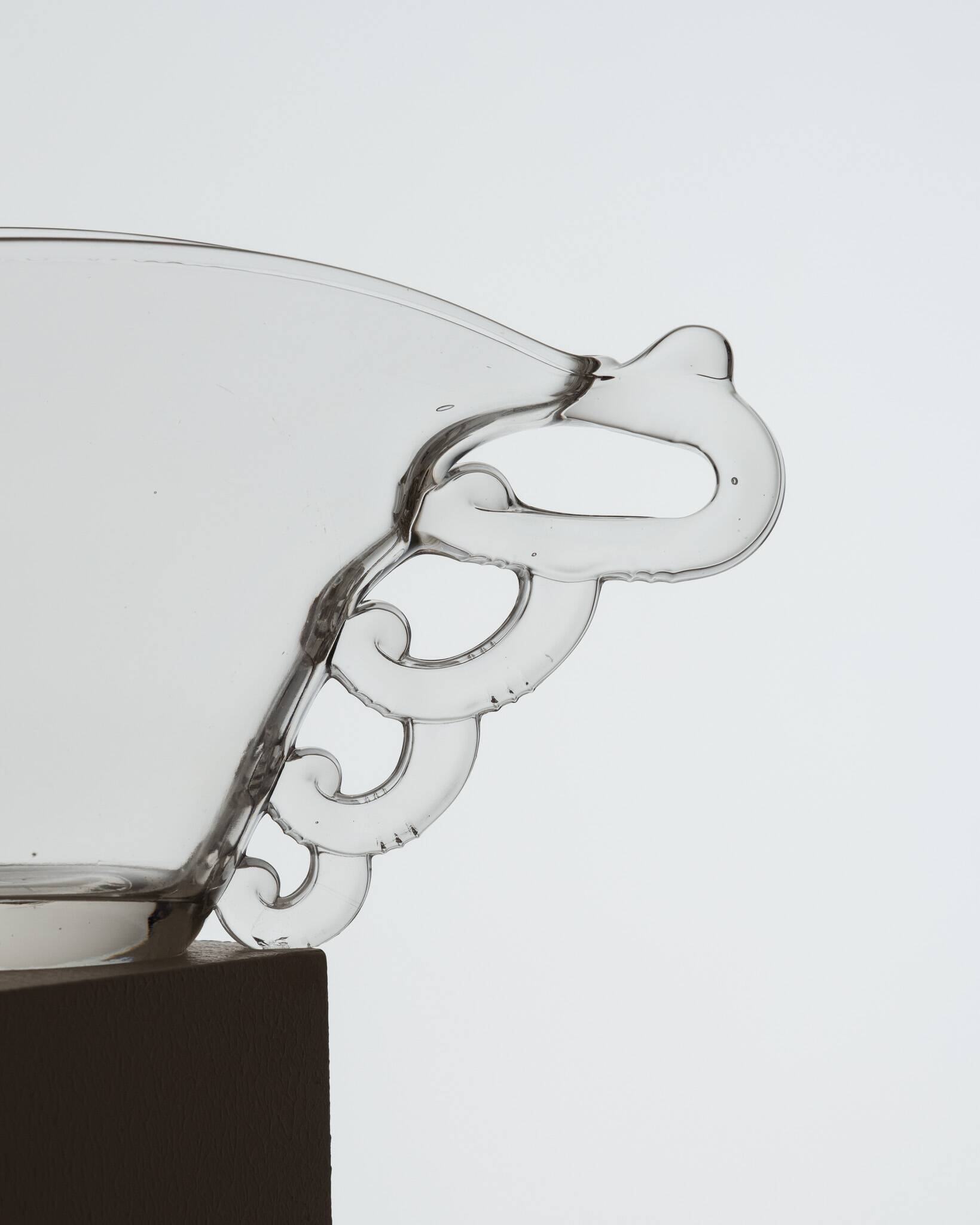 ART DECO GLASS VASE, 1930s