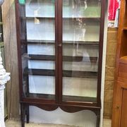 Vitrine vintage en bois