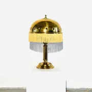 Lampe de table en laiton en forme de champignon par Sölken Leuchten, Allemagne, vers les années 1960.