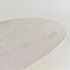 Mid century modern oval dining table in marble from Italy, 1980’s.