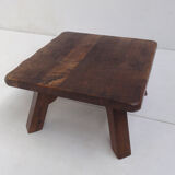 Table low vintage 60s oak