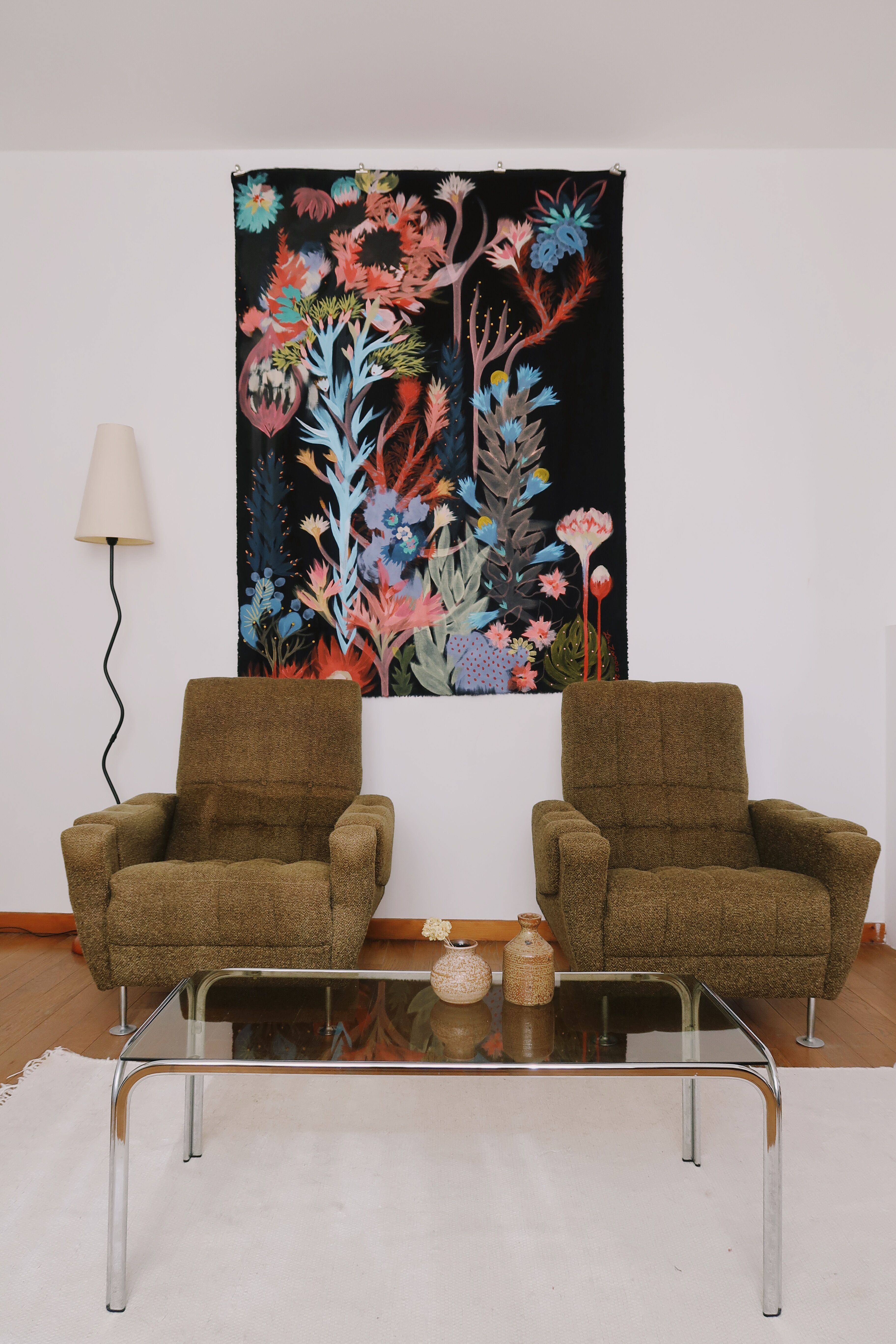 Pair of art deco armchairs