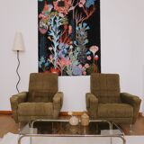 Pair of art deco armchairs