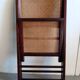 Chaise pliable vintage rotin