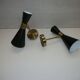 Paire d'appliques italiennes forme diabolo