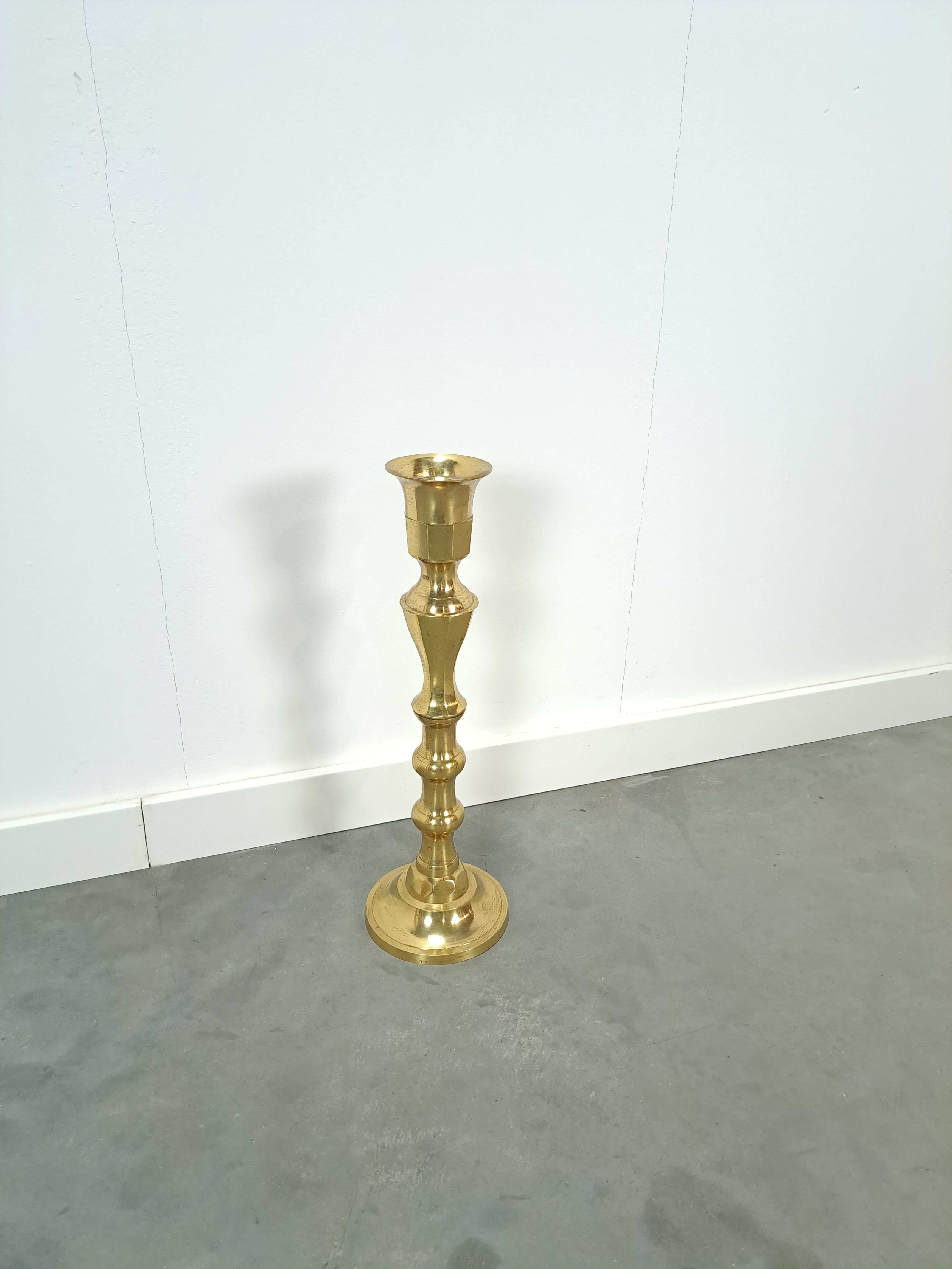 High gold candlestick vintage