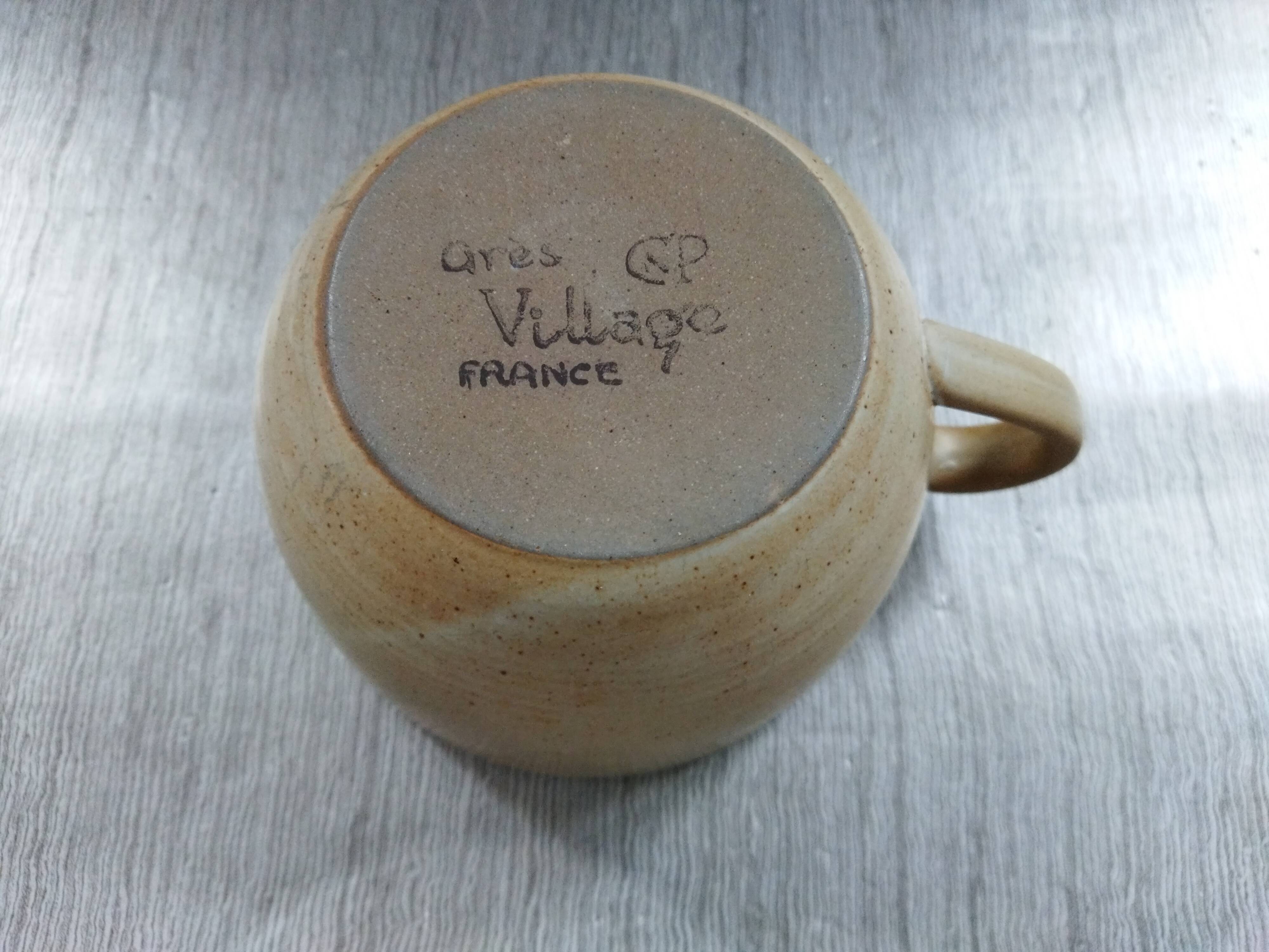 CNP Grès Village stoneware breakfast cup