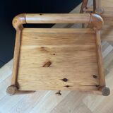 Pair of solid pine bedside tables