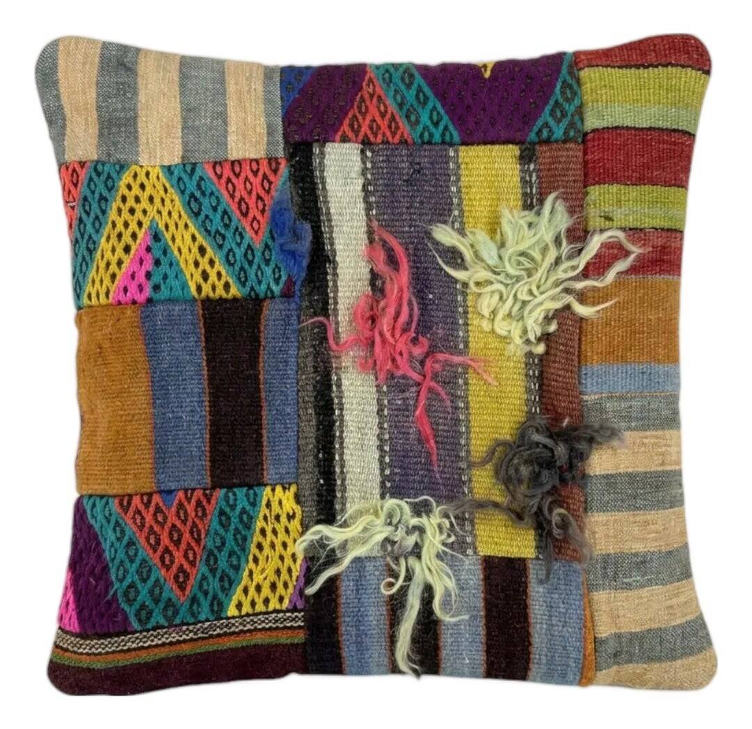 Vintage kilim cushion cover 51x51 cm