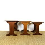 Scandinavian teak nesting table