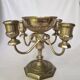 Bougeoir argent plaqué Grenadier vintage