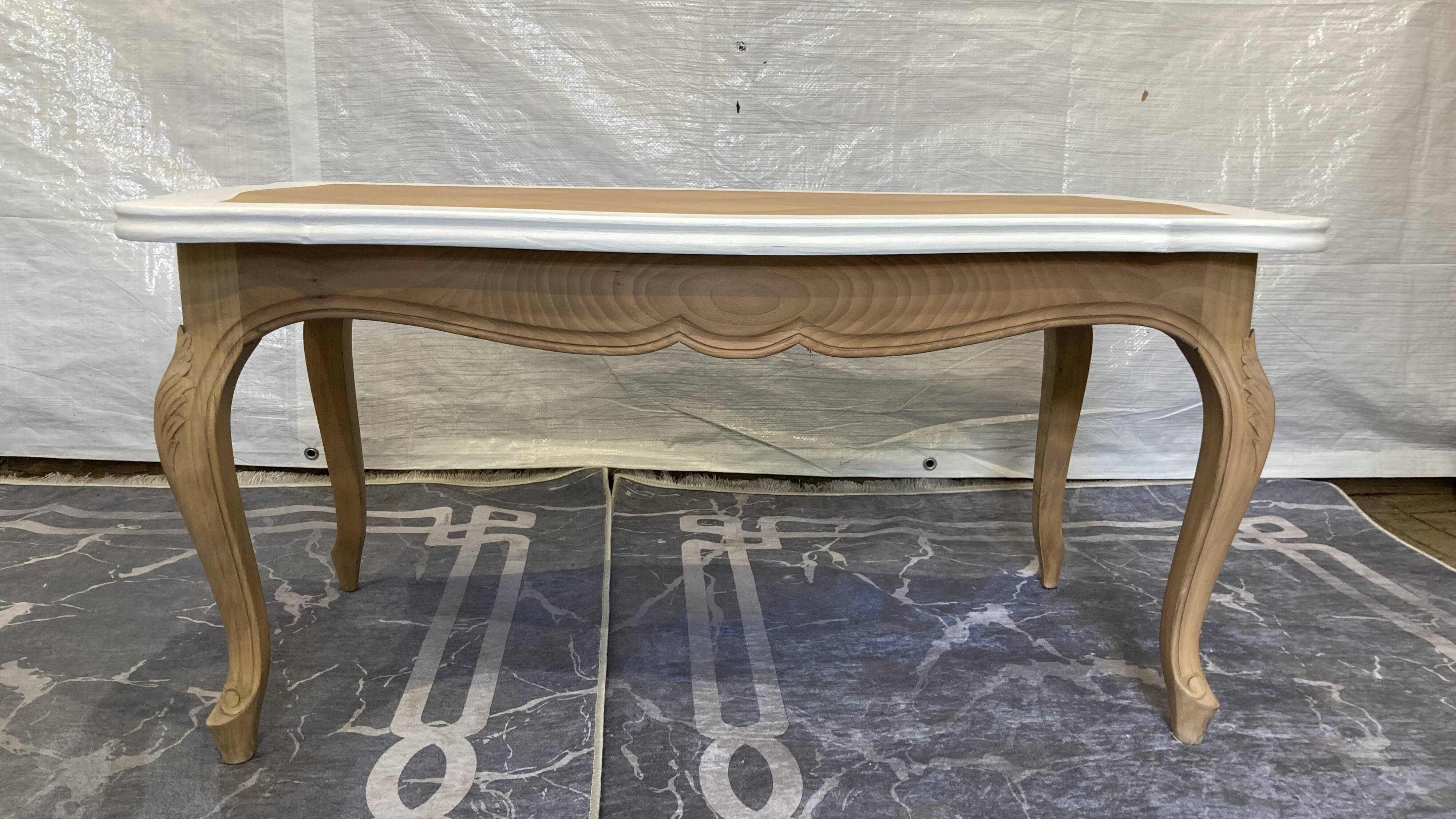 Refurbished solid wood coffee table