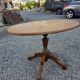 Oak guéridon table from the early 20th century.