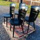 Lot 4 chaise baumann vintage