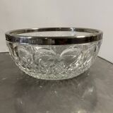 Silver and crystal metal cup