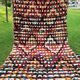 Vintage Turkish rug handmade 190x438 cm