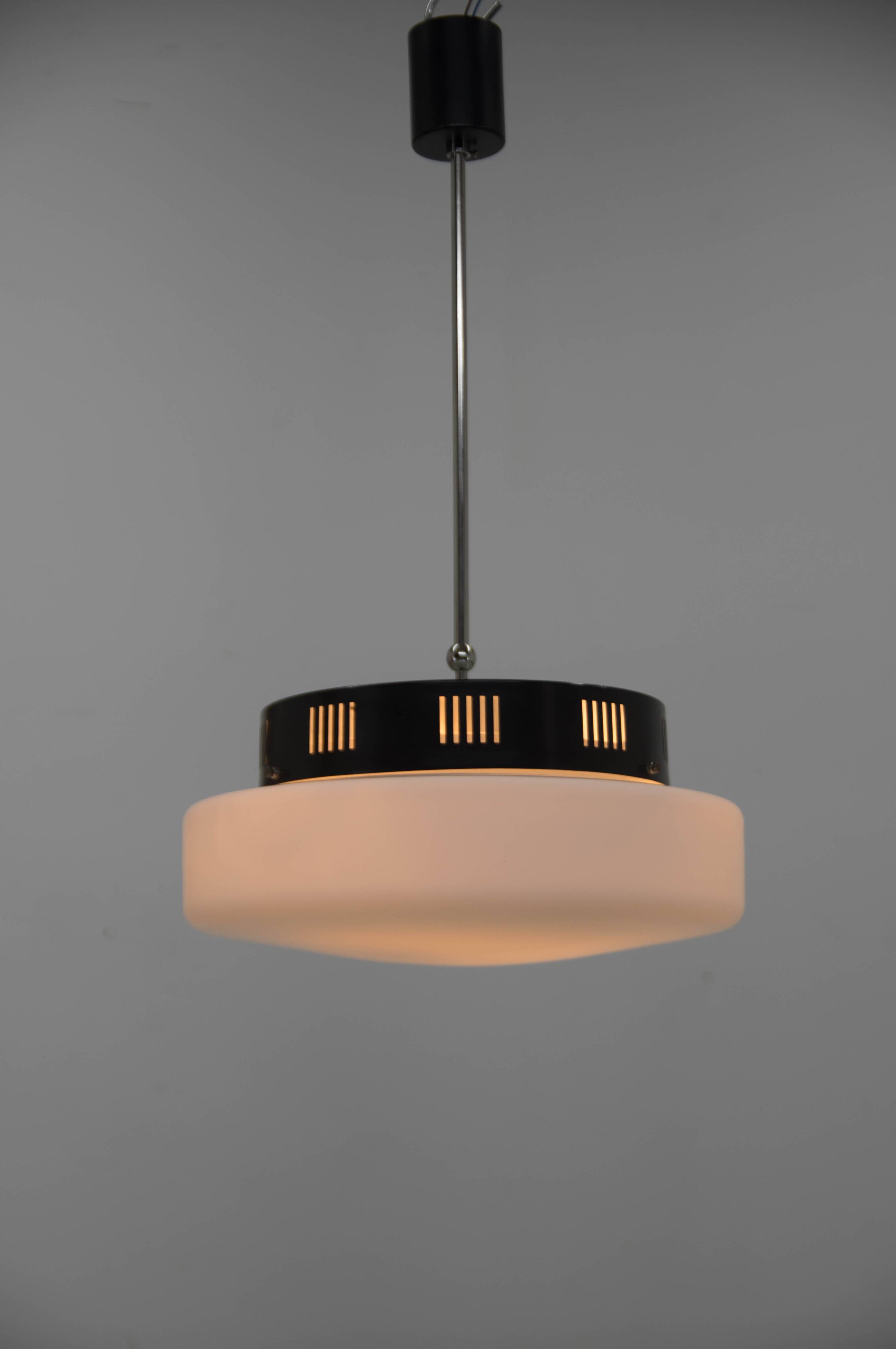 Space Age UFO Chandelier with Adjustable Height, 1960s