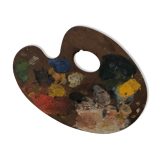 Wooden painter's palette