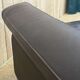 Modern 3-seater leather sofa rochebobois