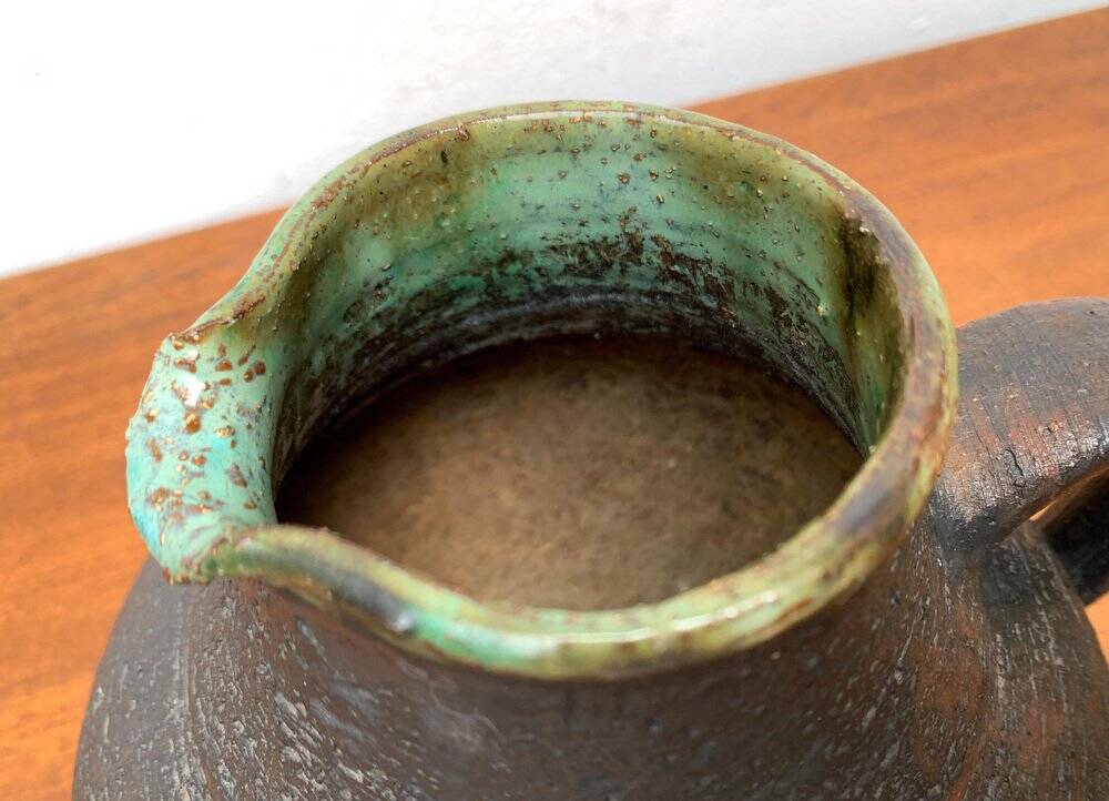 Large Vase Carafe from Brutalist Studio Mid-Century by Gerhard Liebenthron, Germany, 1960s