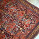 Handmade Oriental antique carpet 149cm x 195cm 1840s