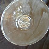 7 cut crystal bowls, Boussu factory.