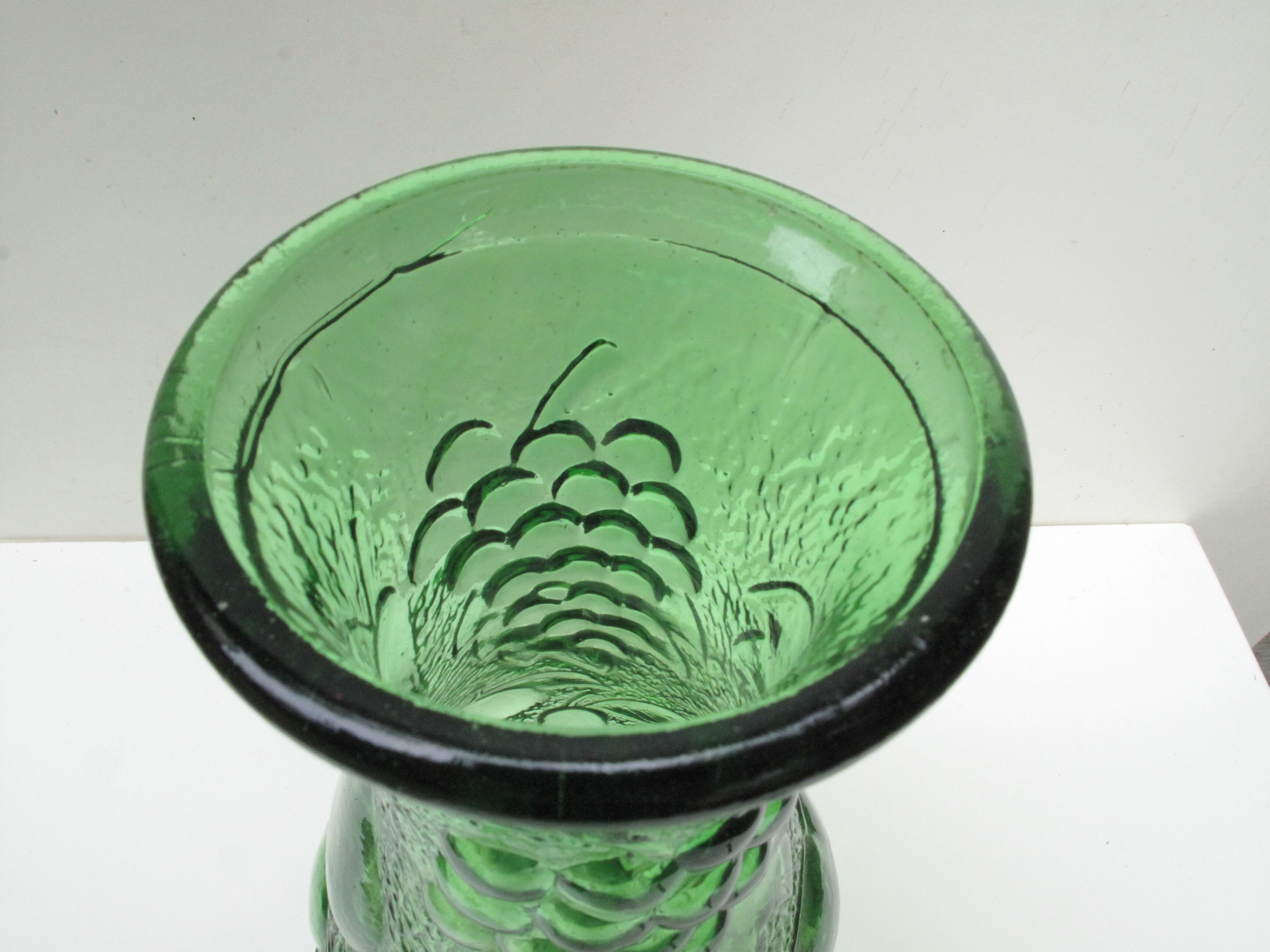 Vintage glass vase
