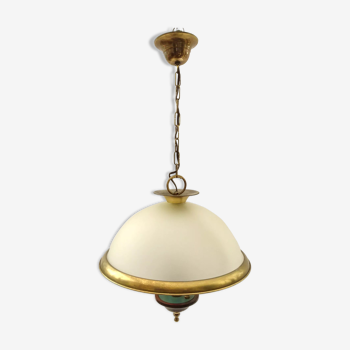 Suspension in Solid Brass Glass and Wood