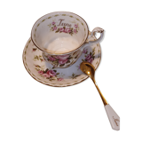 Royal Albert June Cup with spoon