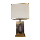 Desk lamp by Willy Daro in agate, 1970s