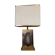 Lampe de bureau par Willy Daro en agate , 1970s