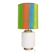 Lampe de table en verre blanc avec trois options d'éclairage, Italie