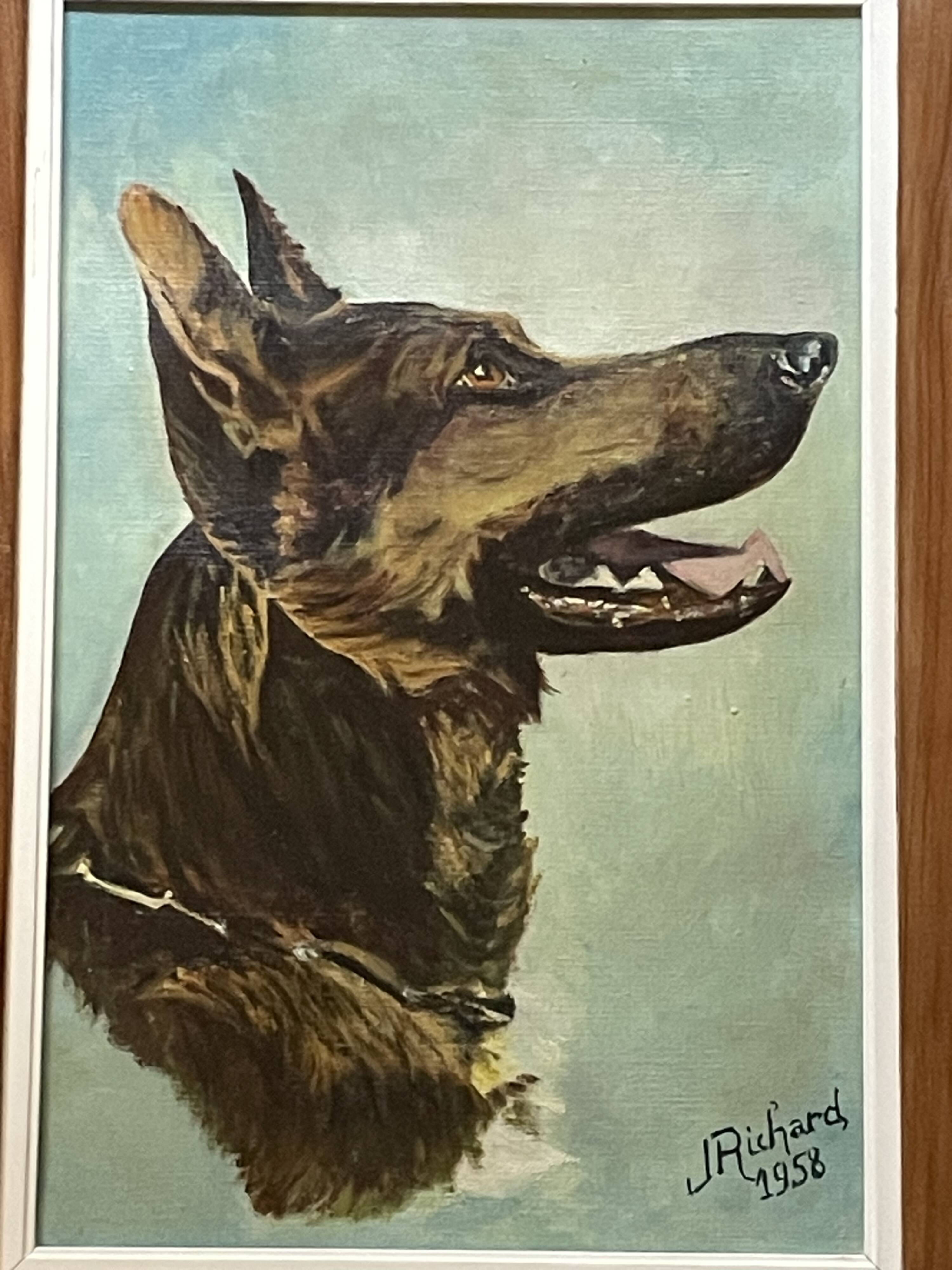 oil on canvas - Pair forming a pendant signed J. Richard