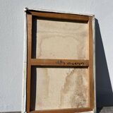 Tableau ancien huile sur toile nu féminin