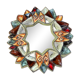 Ceramic mirror by Roland Zobel Atelier Les Cyclades Anduze