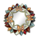 Ceramic mirror by Roland Zobel Atelier Les Cyclades Anduze