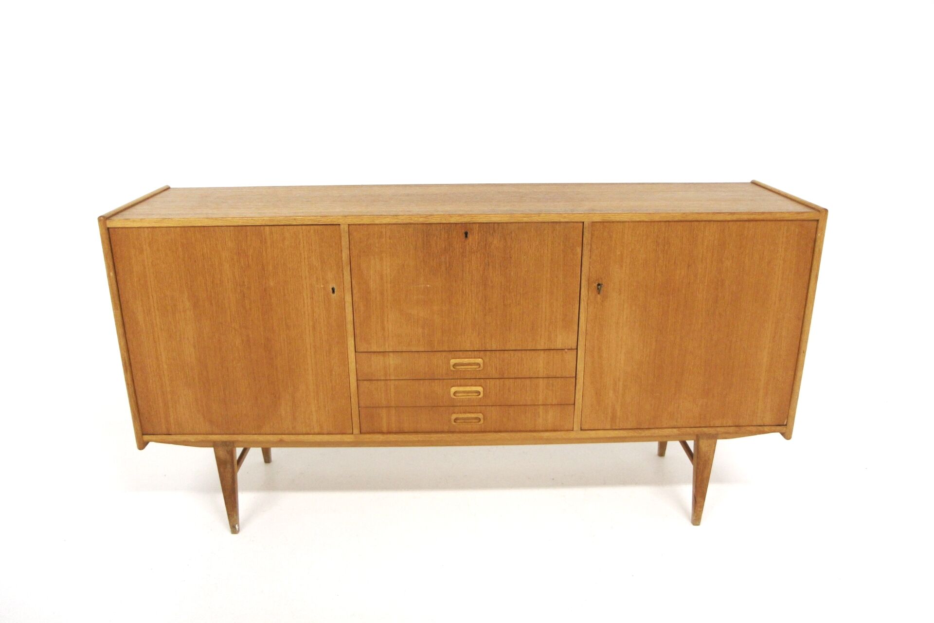 Scandinavian teak and oak enfilade, Sweden, 1960