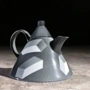 Rörstrand 'Atlantis' teapot by Rolf Sinnemark – Memphis style, 1984