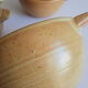 Set of 6 ear bowls in gres cnp gres village France vintage old