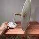 Vintage white opaline wall light
