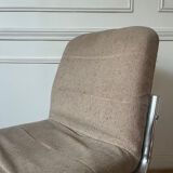 Vintage chrome armchair