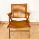 Fauteuil vintage pliant Rex Niko Kralj style scandinave
