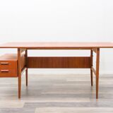 Filigree Danish-style desk, 1960s, in teak