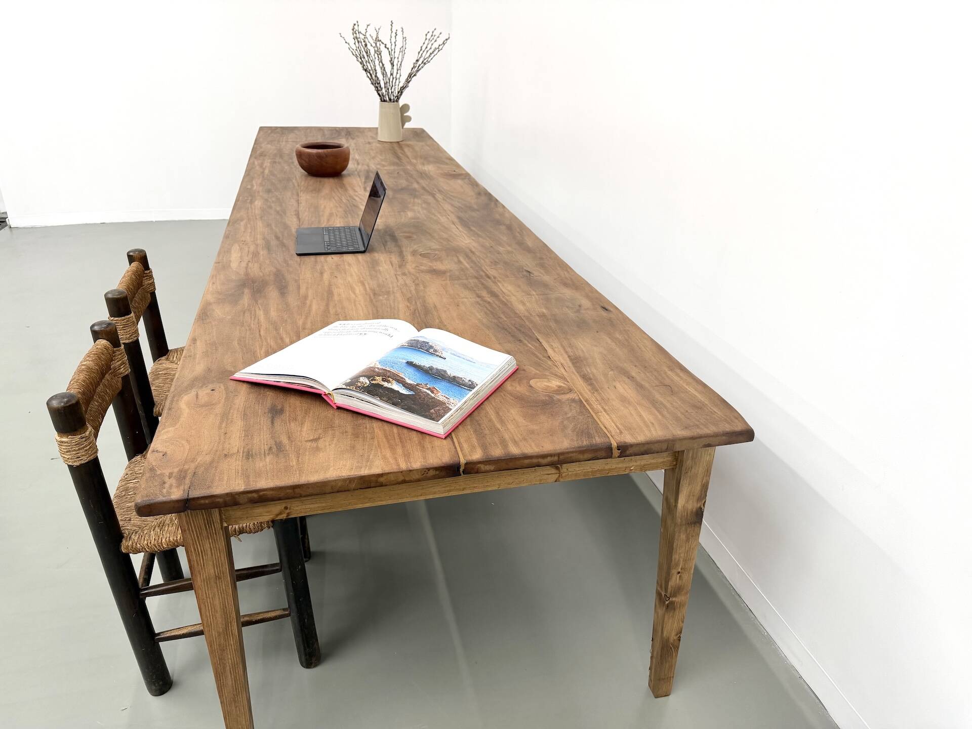 Large XXL Farm Table 4 Metres in Solid Chestnut