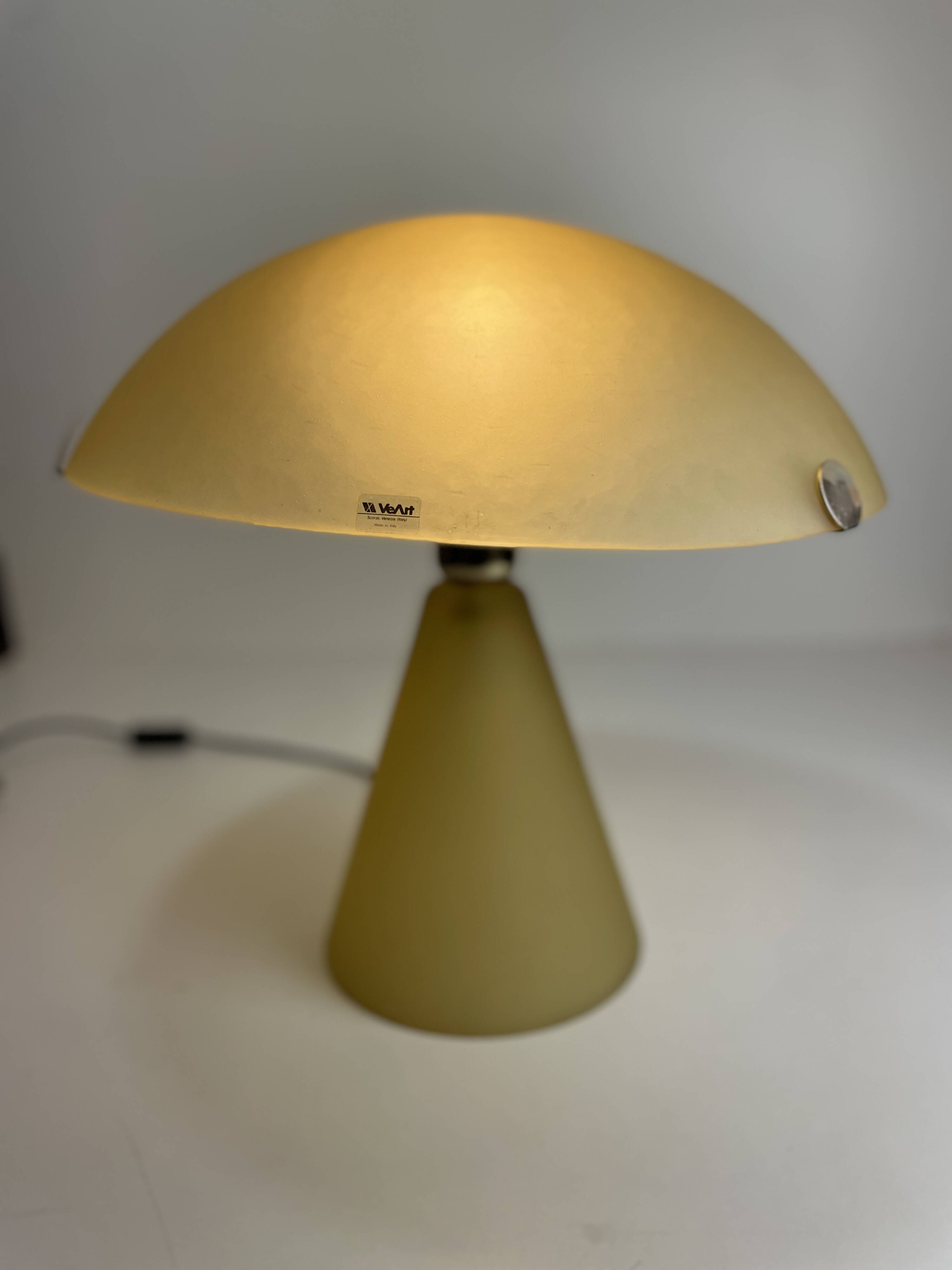 VeArt Murano Table Lamps from 1980'