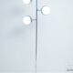 Chrome floor lamp 3 globes